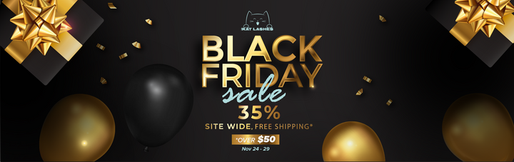The kat lashes Black Friday: Sale 35% site wide, free shipping over $50