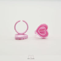 Volume Fan Glue Ring (100 pcs) - Heart The Kat Beauty