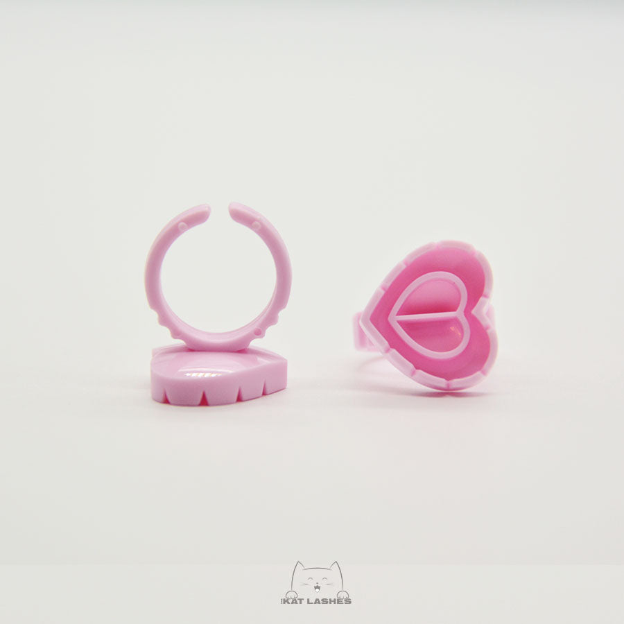 Volume Fan Glue Ring (100 pcs) - Heart The Kat Beauty